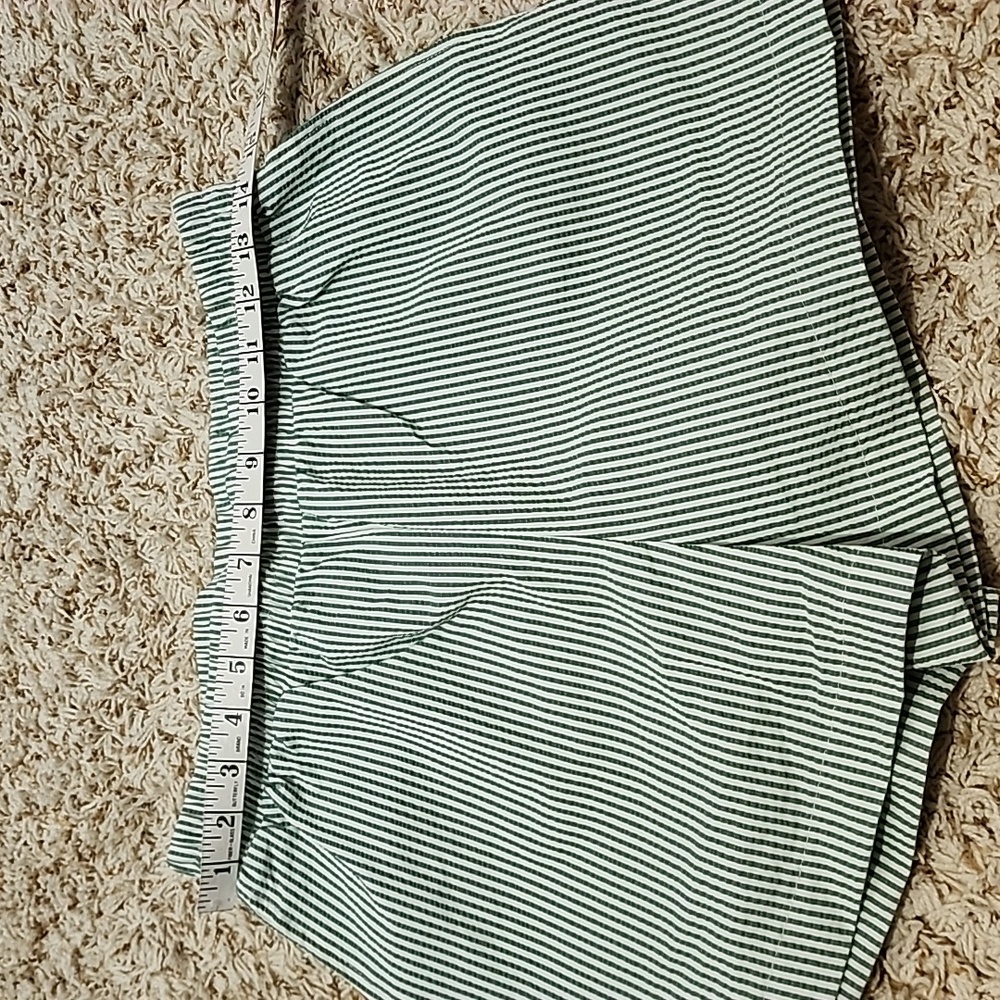 Forever 21 Green Striped Short - Picture 3 of 6
